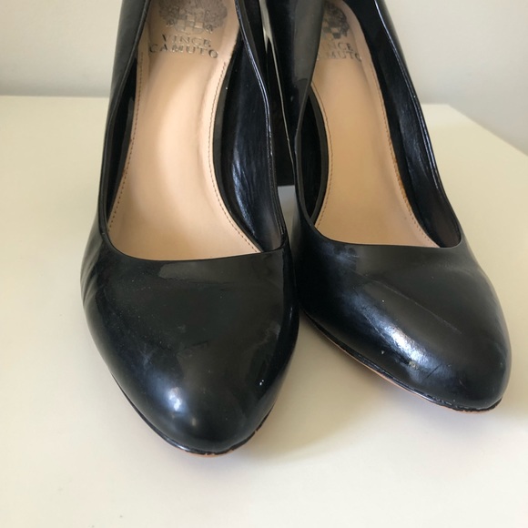 Vince Camuto Black Patent Heels - Picture 6 of 9